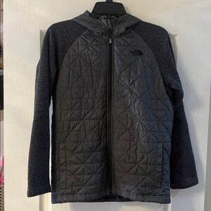 The North Face Kids Black and Gray Jacket
